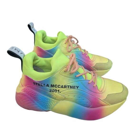 Stella McCartney Chunky Sneakers Rainbow Eclypse As Seen on Taylor Swift Size 6 - Picture 3 of 13
